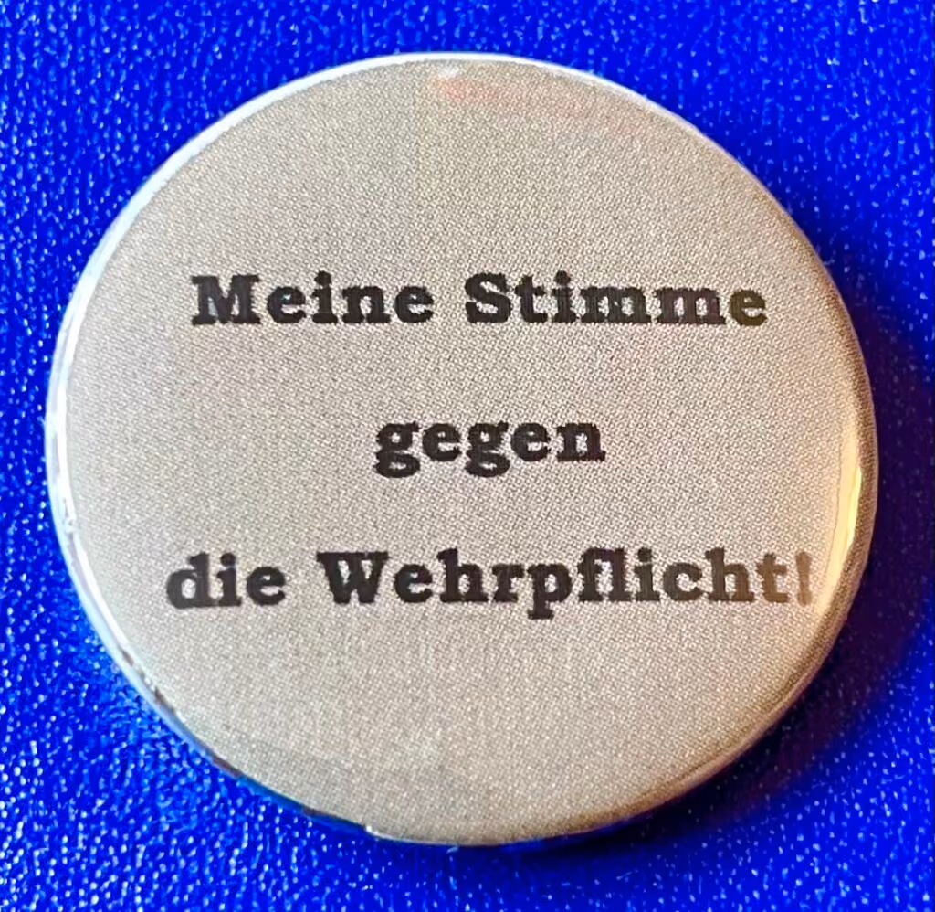 Meine Stimme gegen die Wehrpflicht!