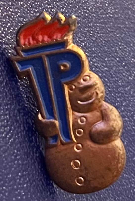 Thälmann-Pioniere - Wintersport - Bronzener Schneemann
