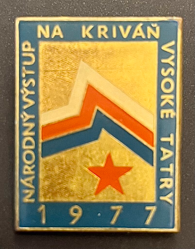 Nationaler Bergaufstieg auf den Krivan Hohe Tatra 1977