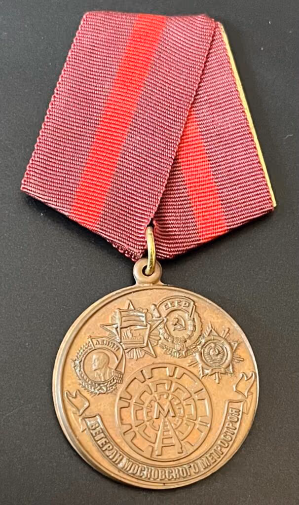 Veteran des Moskauer Metrobaues