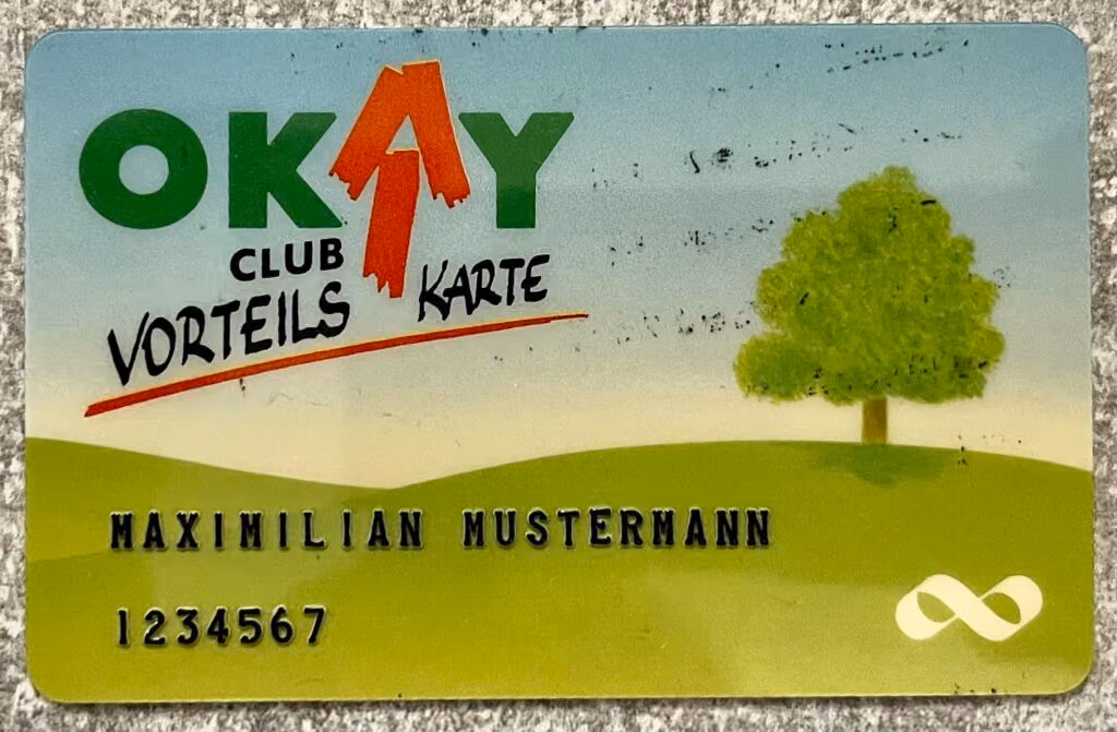 Konsum - Okay Club Vorteilskarte