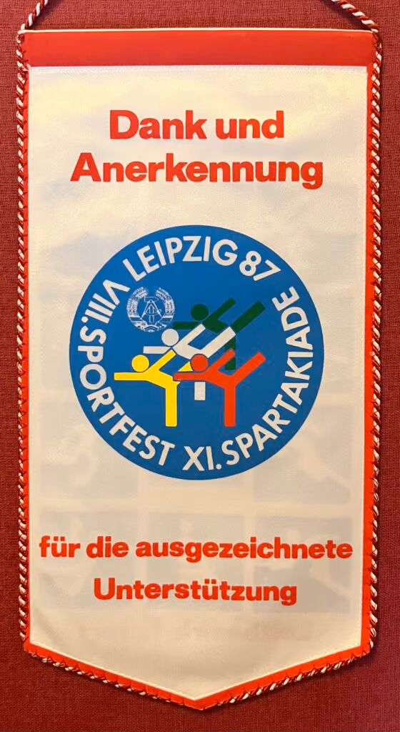 VIII. Sportfest - XI. Spartakiade - Leipzig 87 - Dank und Anerkennung für die ausgezeichnete Unterstützung