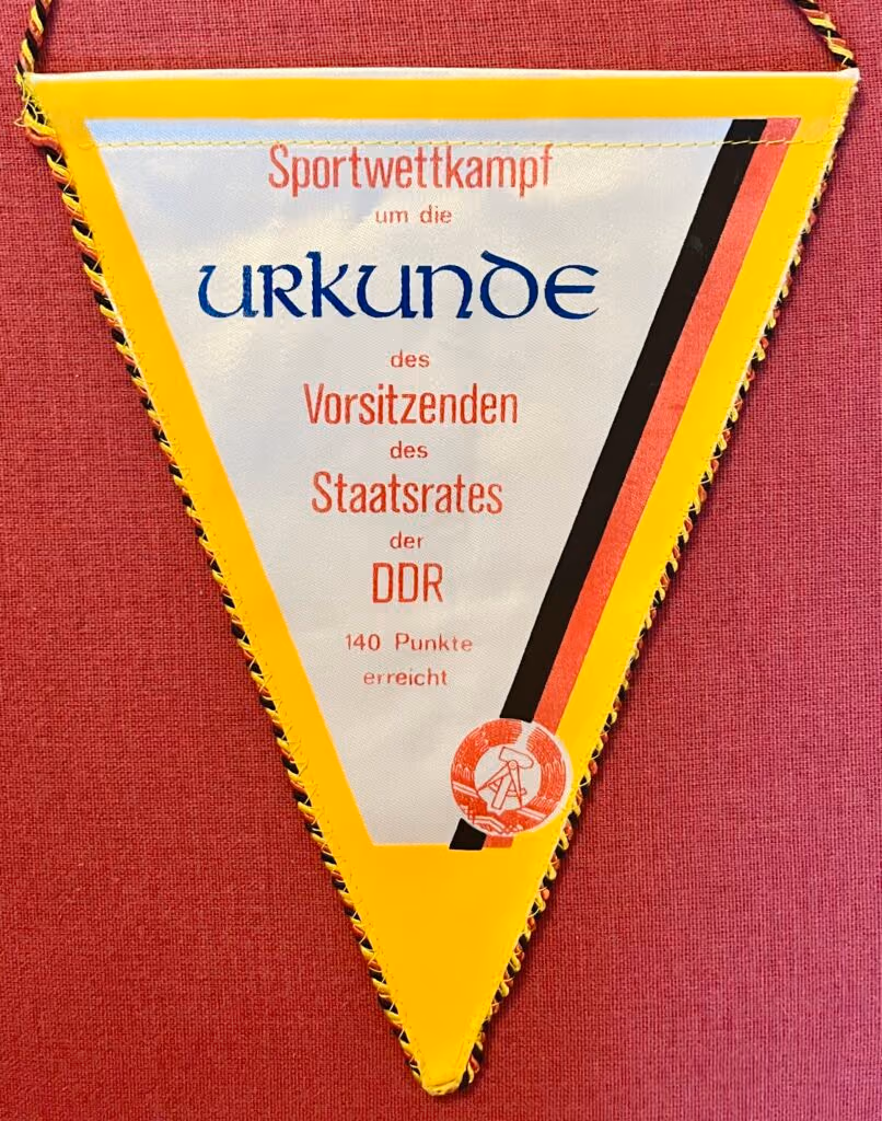 Sportwettkampf um die Urkunde des Vorsitzenden des Staatsrates der DDR - 140 Punkte erreicht
