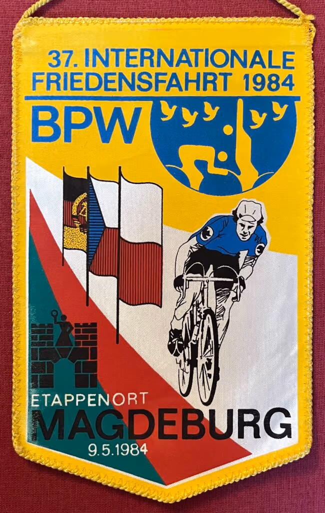 37. Internationale Friedensfahrt 1984 - BPW - Etappenort Magdeburg 9.5.1984