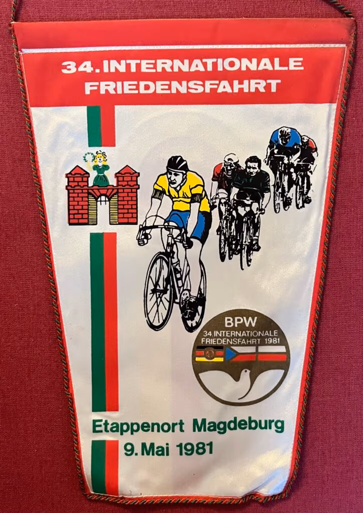 34. Internationale Friedensfahrt - Etappenort Magdeburg 9.Mai 1981
