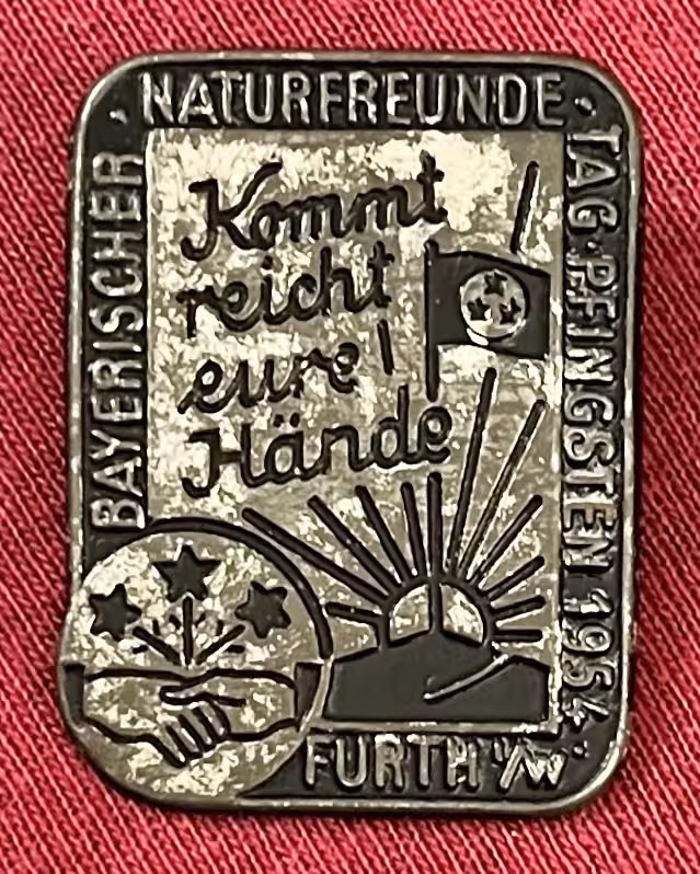 Bayrischer Naturfreundetag - Pfingsten 1954 - Fürth/W.