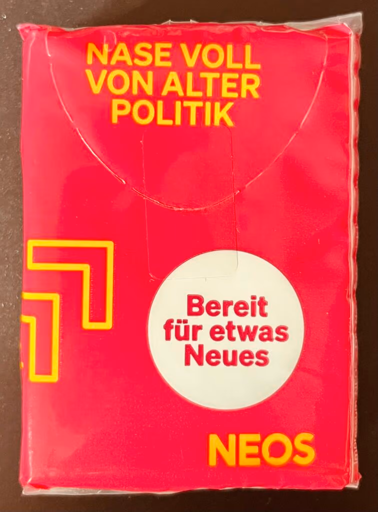 Neos - Bereit für etwas Neues - Nase voll von alter Politik