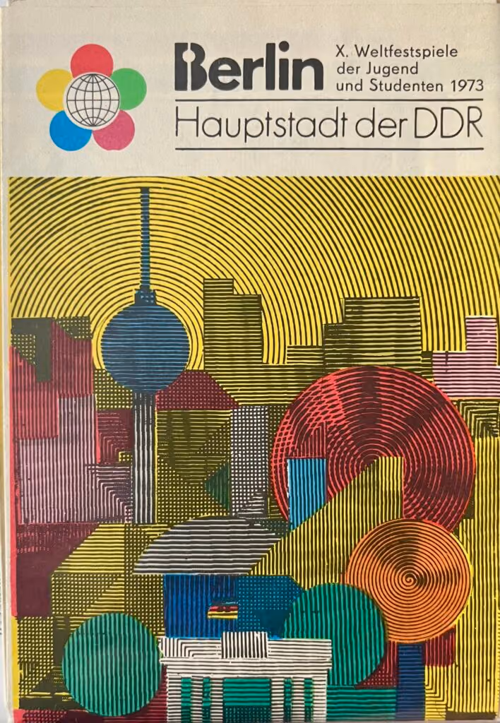 10. Weltfestspiele - Berlin 1973 - Stadtplan
