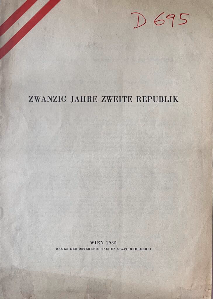 Zwanzig Jahre Zweite Republik