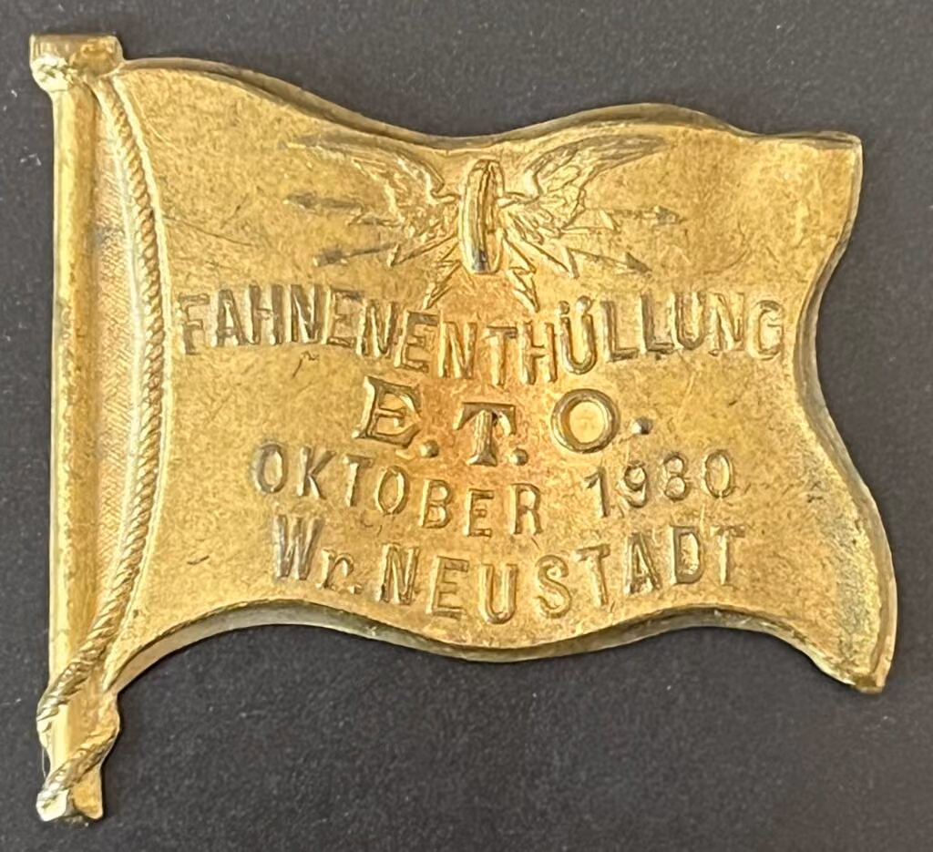 Fahnenenthüllung E.T.O. Oktober 1930 Wr. Neustadt
