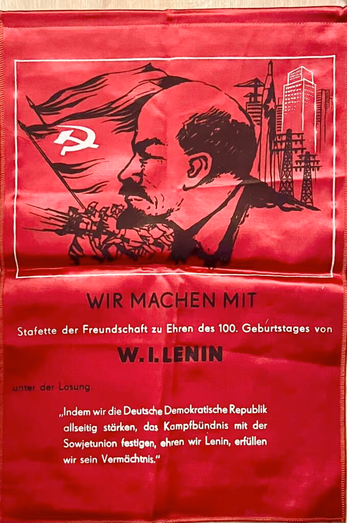 Wir machen mit - Stafette der Freundschaft zu Ehren des 100. Geburtstages von W.I. Lenin
