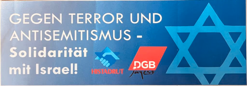 DGB-Jugend - Gegen Terror und Antisemitismus - Solidarität mit Israel!