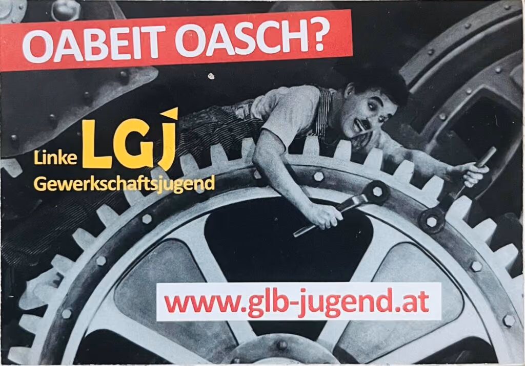 Linke Gewerkschaftsjugend - Oabeit oasch?