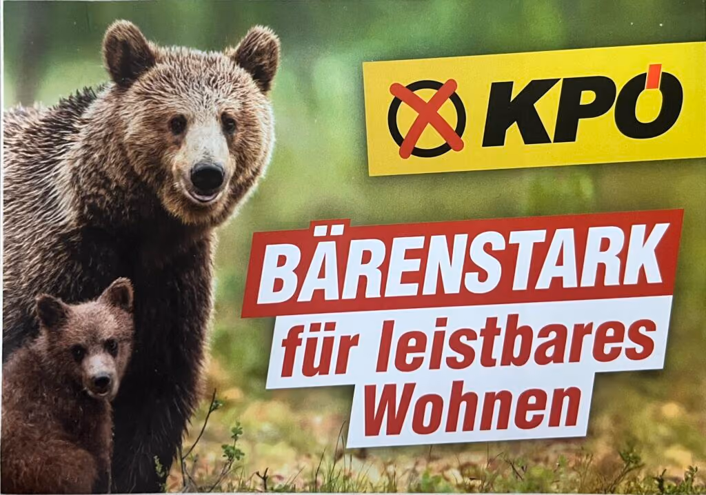 KPÖ - Bärenstark für leistbares Wohnen
