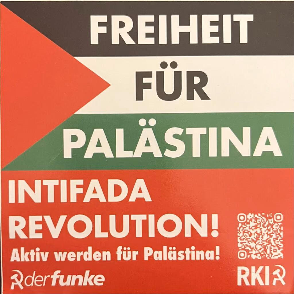 RKI - Der Funke - Freiheit für Palästina - Intifada Revolution! Aktiv werden für Palästina!