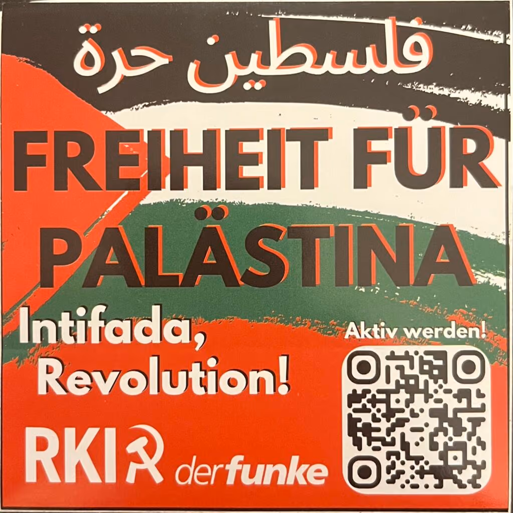 RKI - Der Funke - Freiheit für Palästina - Intifada, Revolution!
