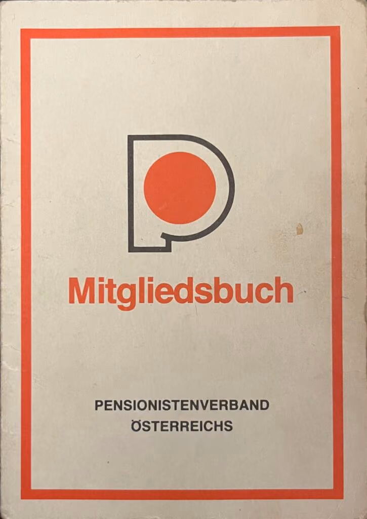 Pensionistenverband Österreichs - Mitgliedsbuch