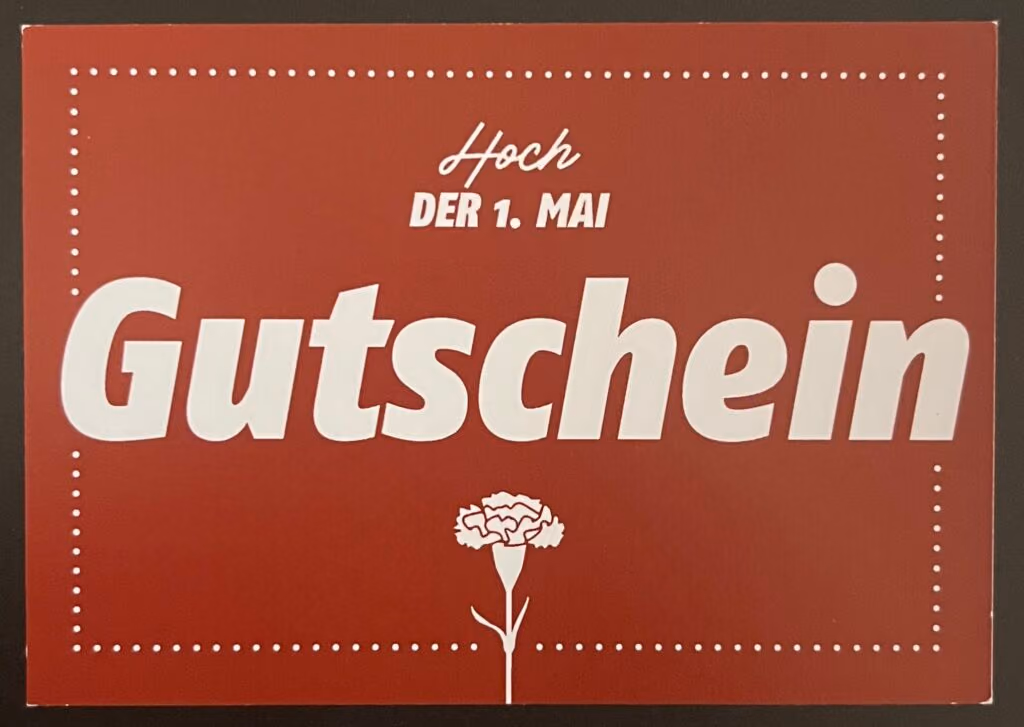 SPÖ - Hoch der 1.Mai - Gutschein
