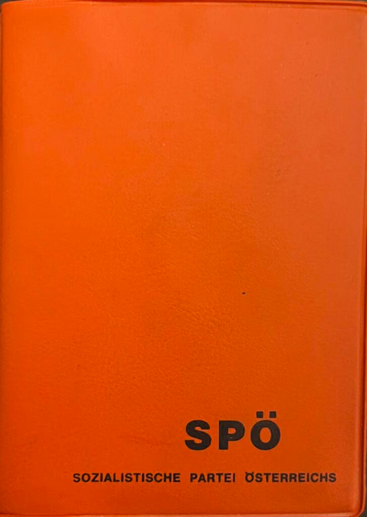 SPÖ - Mitgliedsbuch