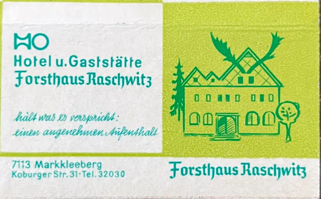HO Kreis Leipzig - HO Hotel u. Gaststätte Forsthaus Raschwitz