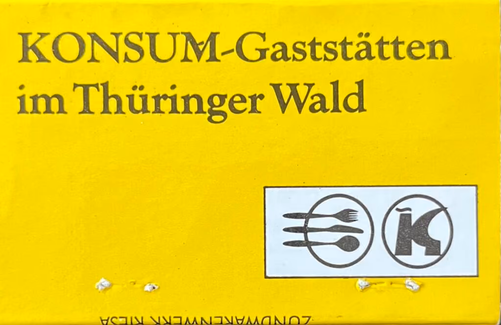 Konsum-Gaststätten im Thüringer Wald