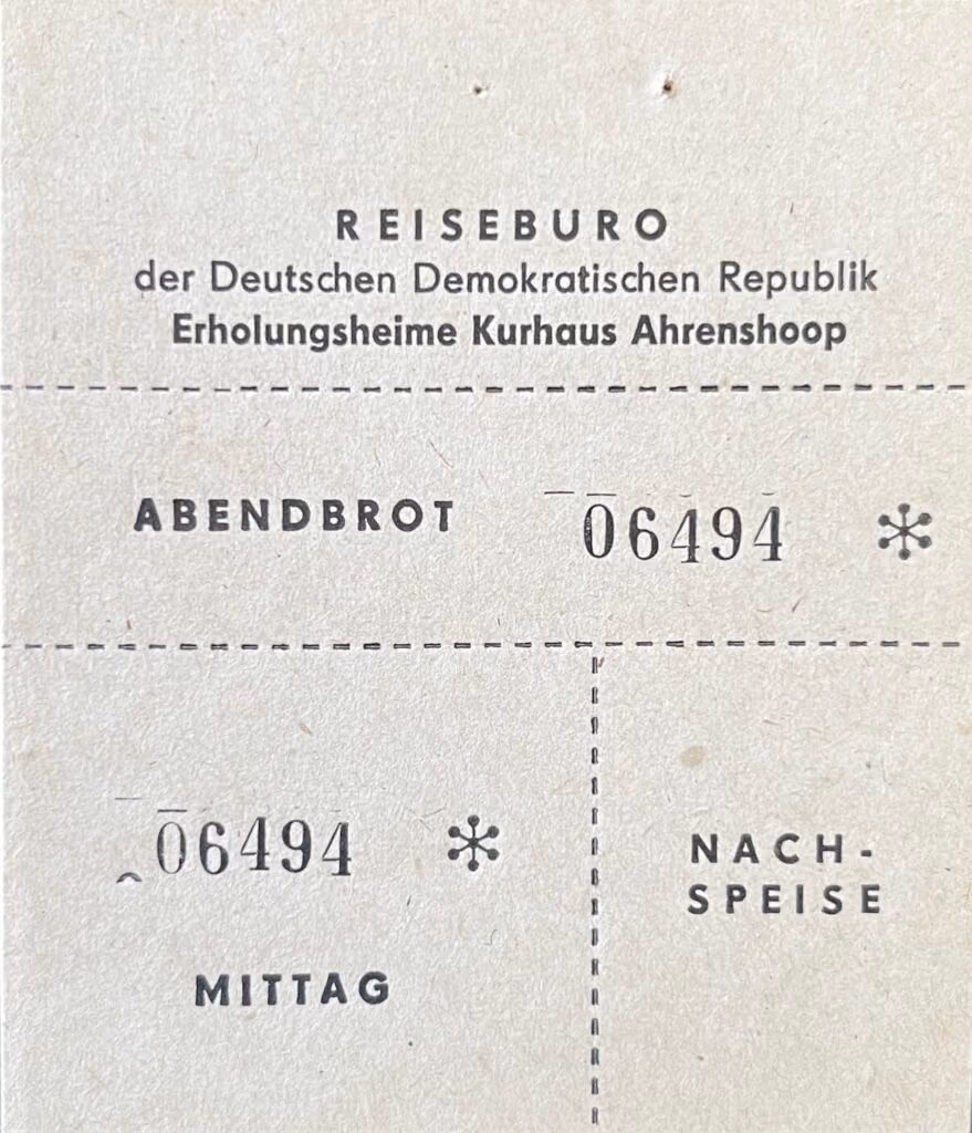 Reisebüro der DDR - Erholungsheim Kurhaus Ahrenshoop