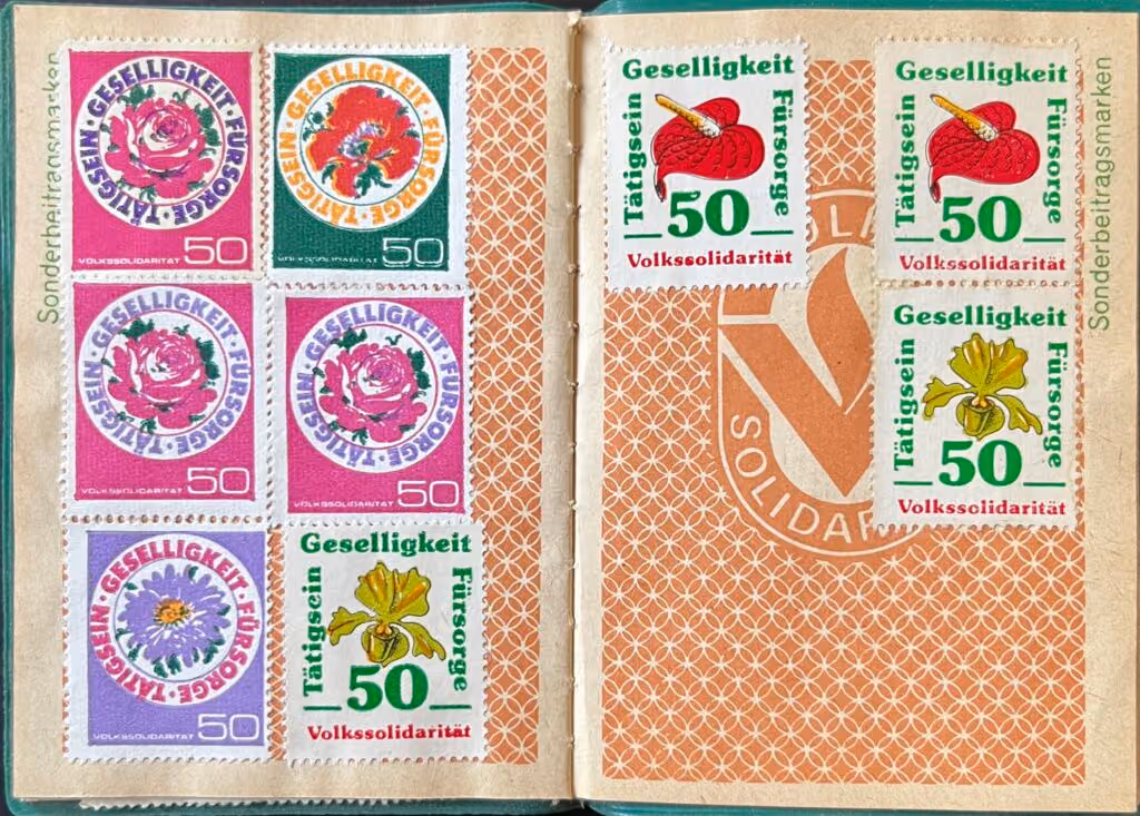 Volkssolidarität - Mitgliedsbuch