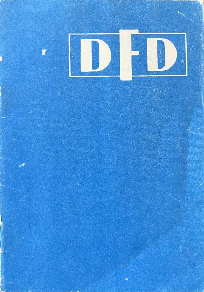 DFD - Mitgliedsbuch