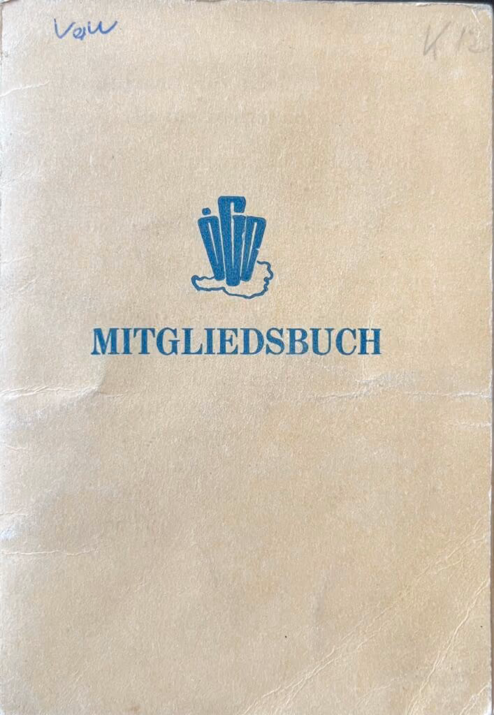 ÖGB-GÖD - Mitgliedsbuch