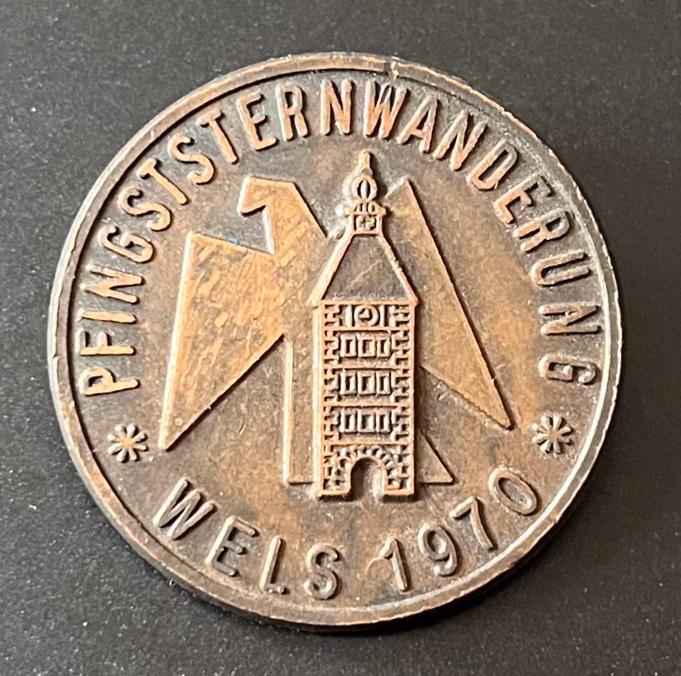 Rote Falken - Pfingststernwanderung Wels 1970