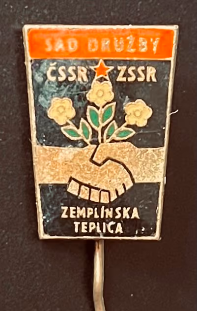 Garten der Freundschaft CSSR-UdSSR Zemplinska-Teplica