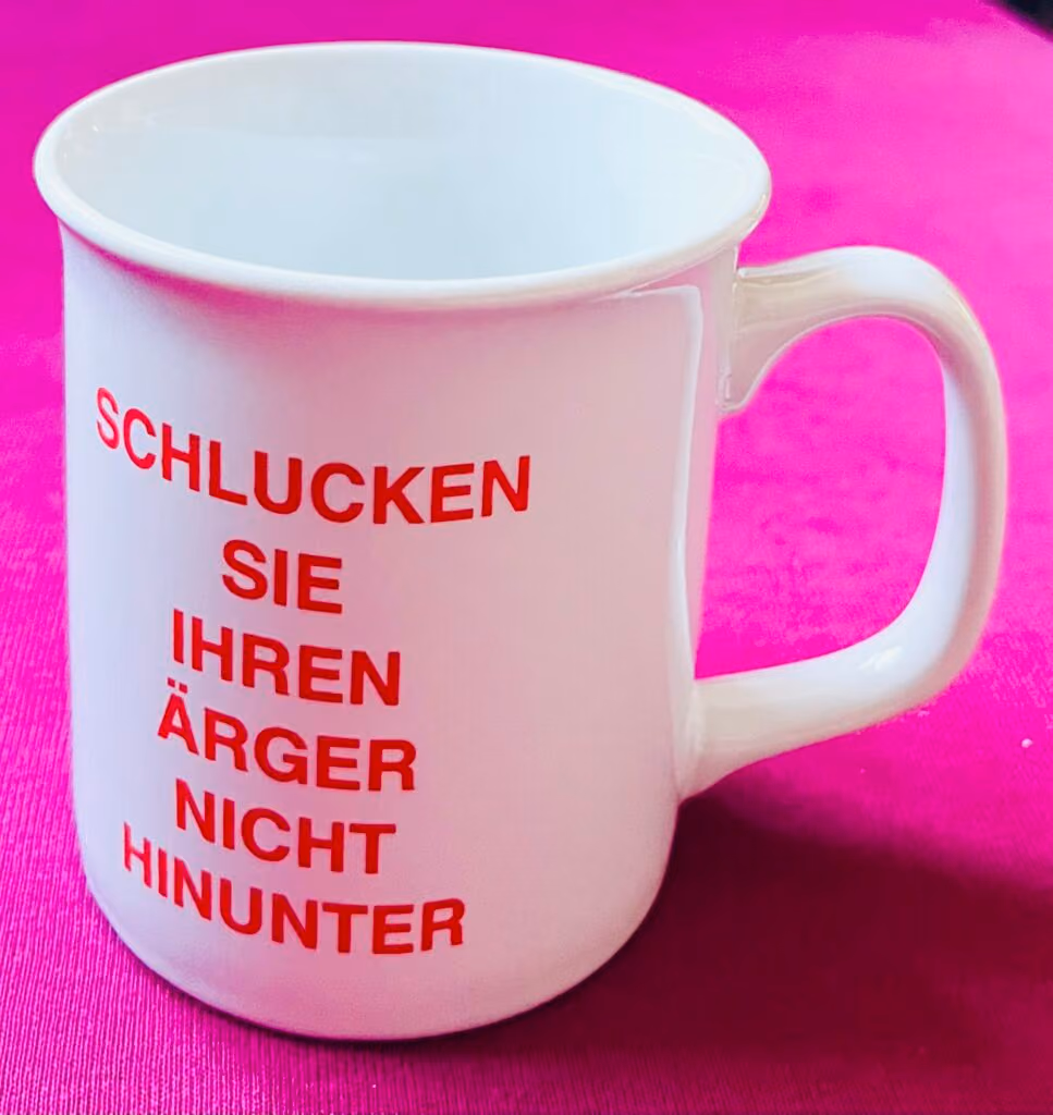 Schlucken sie ihren Ärger nicht hinunter