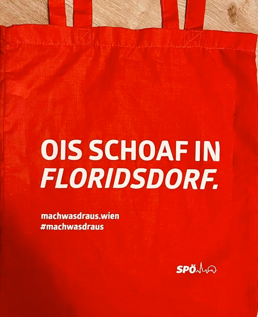 Ois schoaf in Floridsdorf.