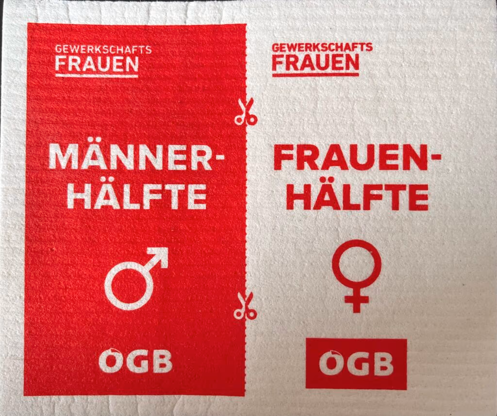 ÖGB Gewerkschaftsfrauen - Männerhälfte-Frauenhälfte