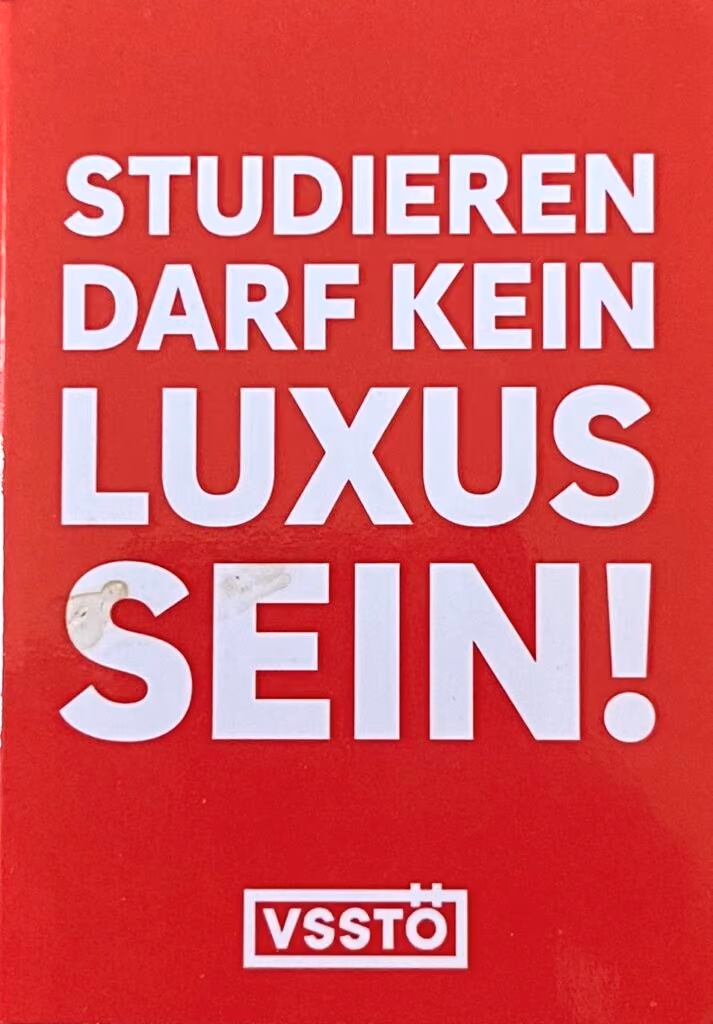 VSStÖ-Wien - Studieren darf kein Luxus sein!