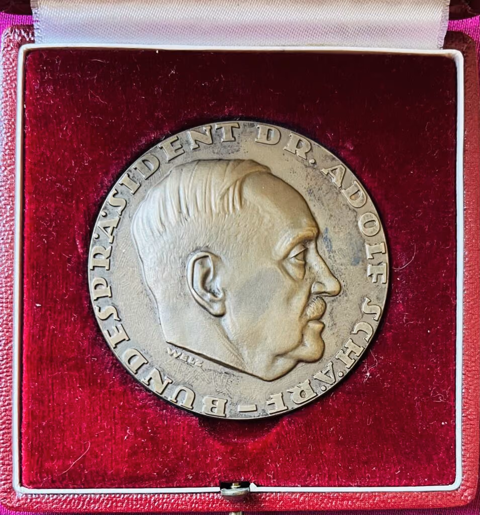 Bundespräsident Dr. Adolf Schärf 1890 - 20.April - 1960