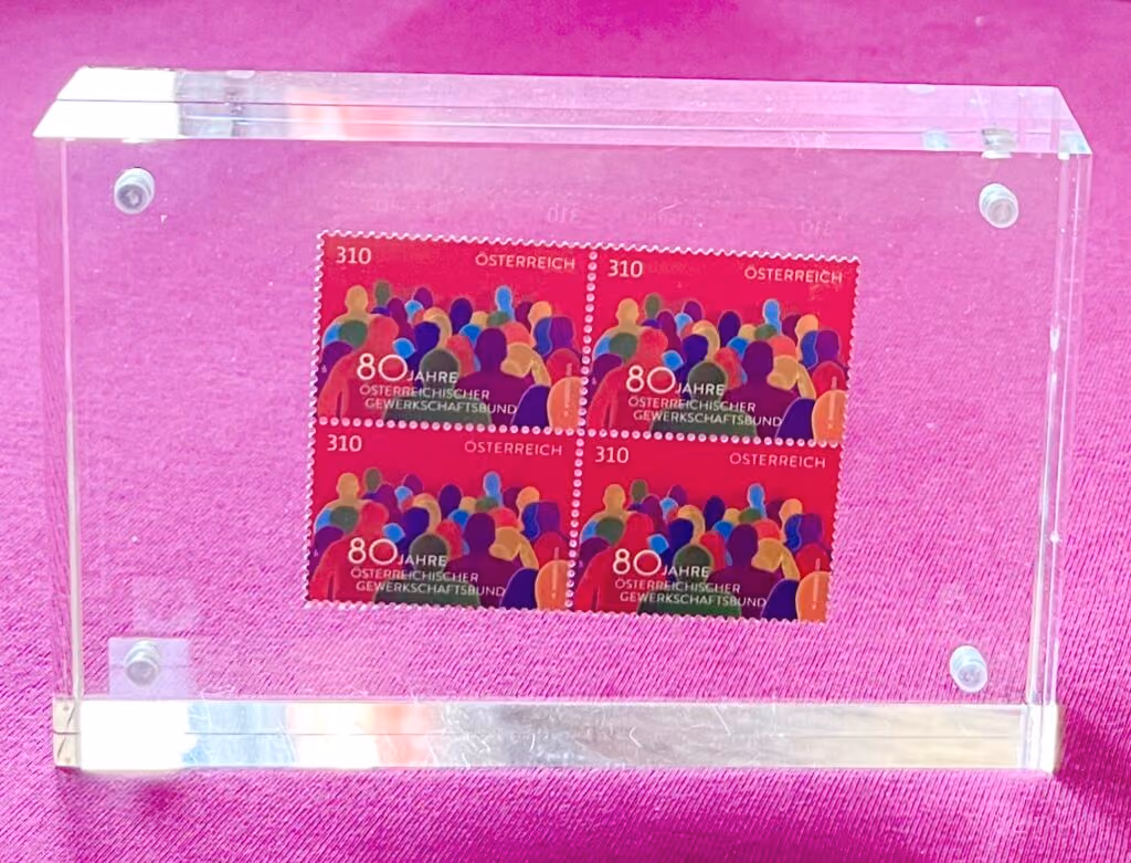 80 Jahre ÖGB Briefmarken
