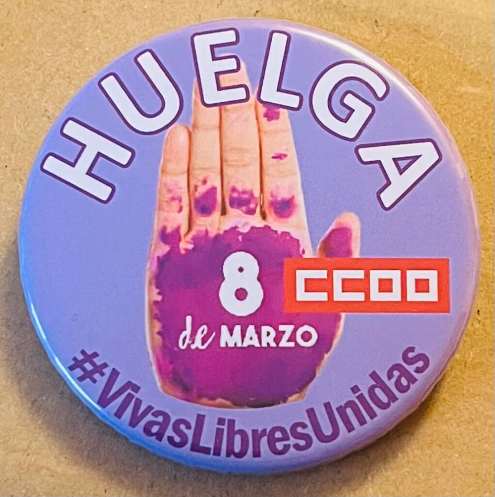 CC.OO. - Streik - 8. März - #Lebendig, frei, vereint