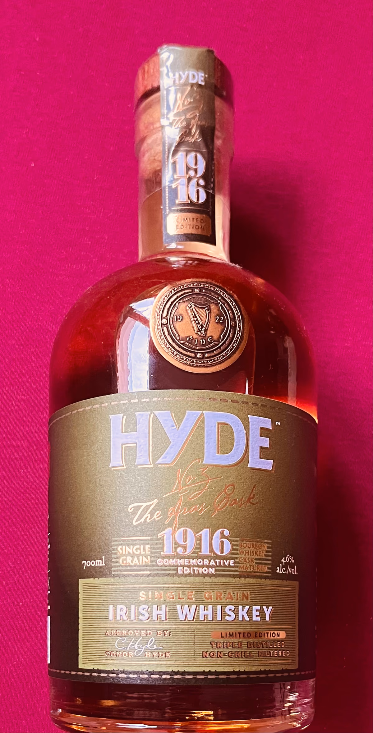 Hyde - Irish Whiskey - 1916 Commemorative Edition