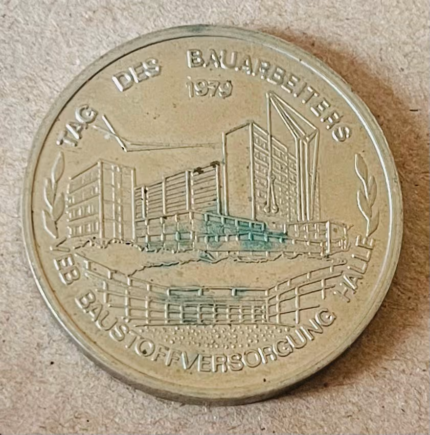 Tag des Bauarbeiters 1979 - VEB Baustoffversorgung Halle