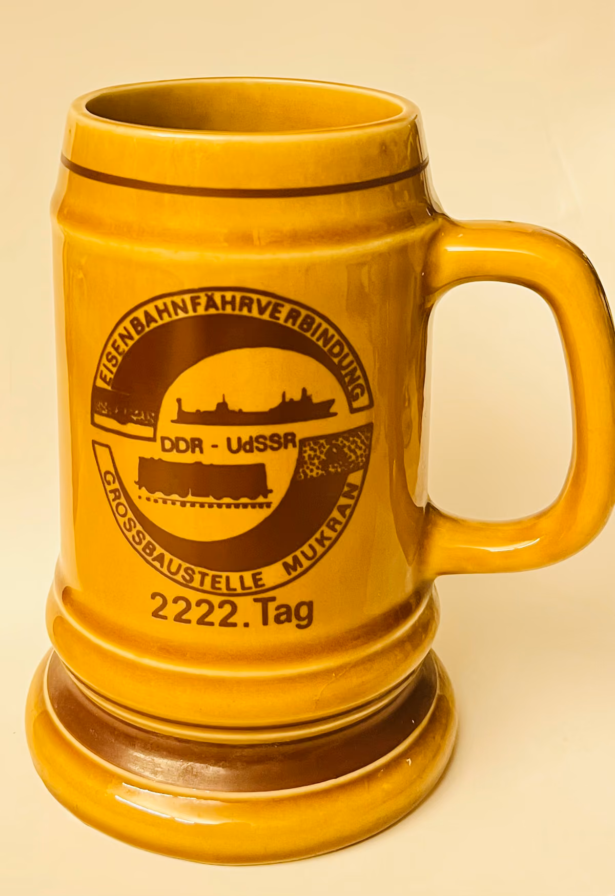 DDR-UdSSR - Eisenbahnfährverbindung Großbaustelle Mukran - 2222. Tag