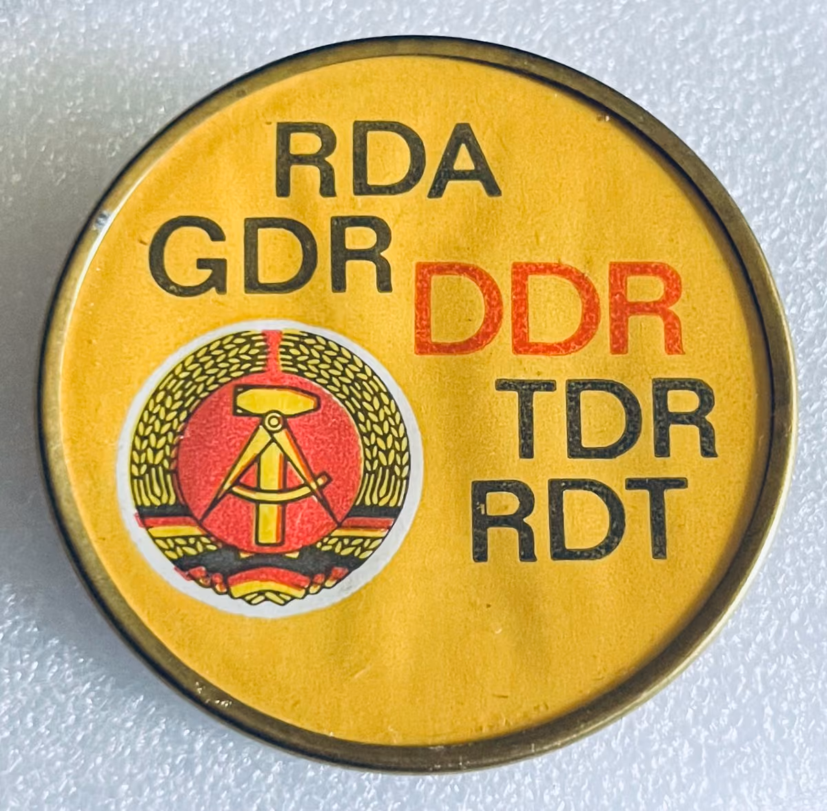 DDR - RDA - GDR - TDR - RDT