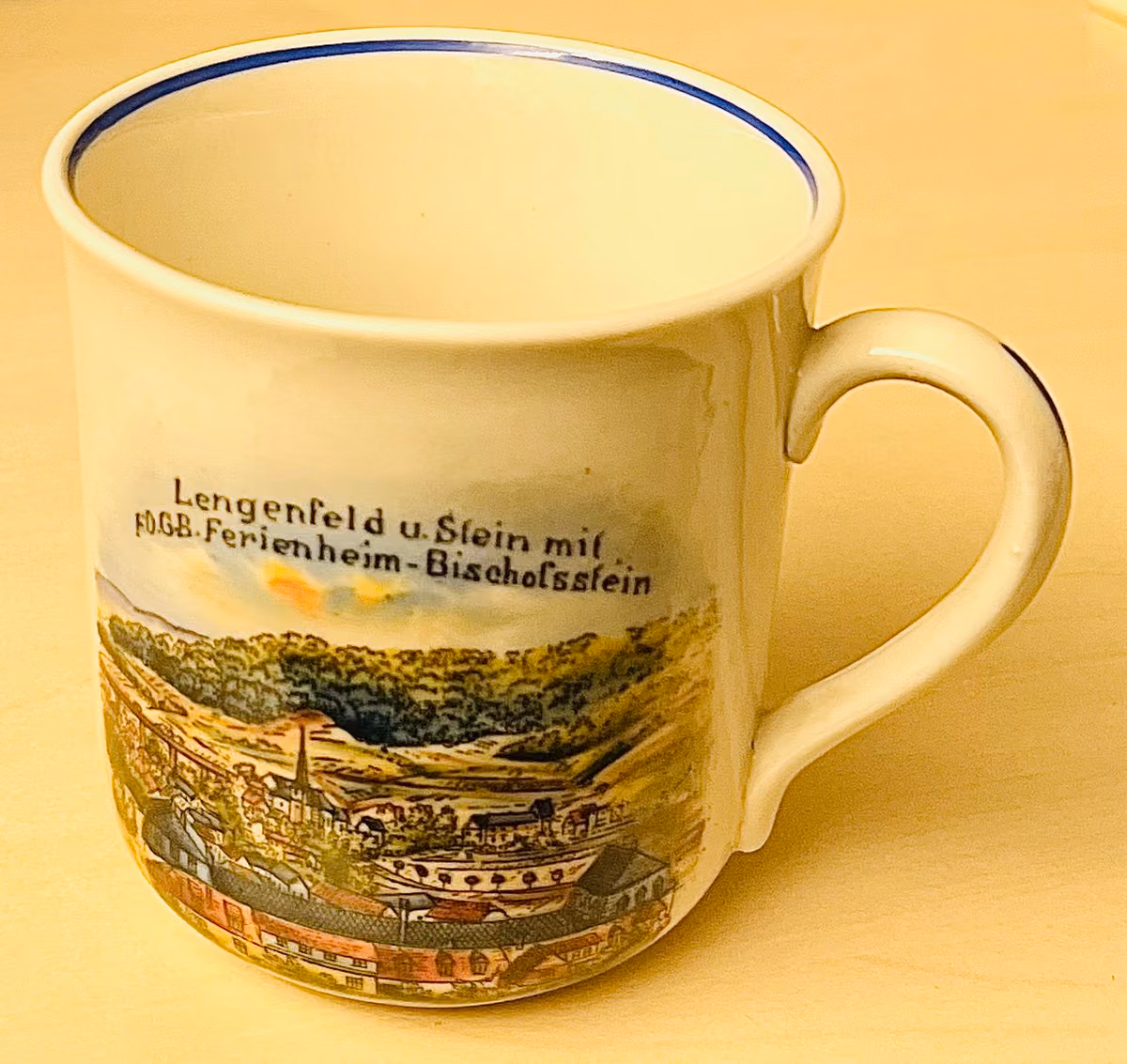 Lengenfeld u. Stein mit FDGB Ferienheim-Bischofsstein