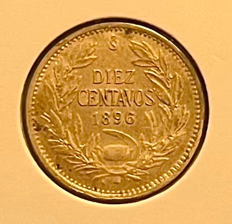 Hammer und Sichel - Republik Chile - Zehn Centavos