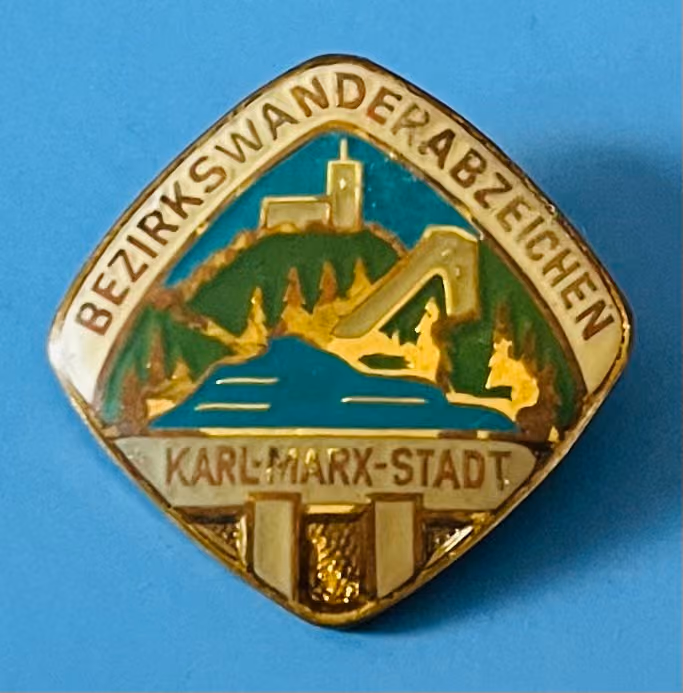 Bezirkswanderabzeichen Karl-Marx-Stadt