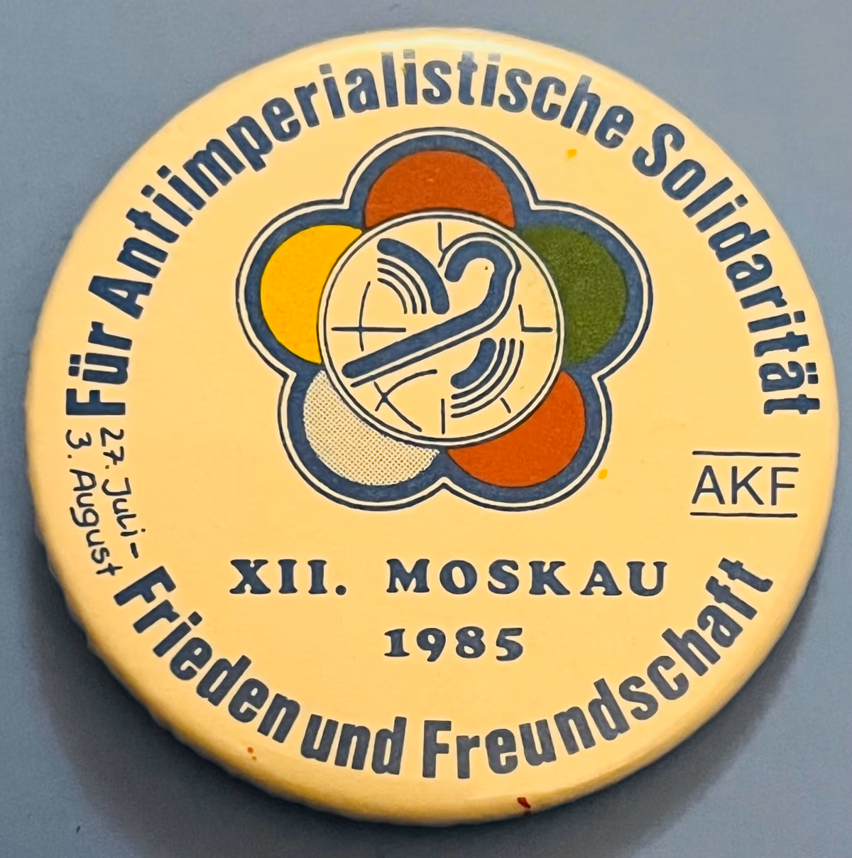 12. Weltfestspiele - Moskau 1985 - BRD-Delegation