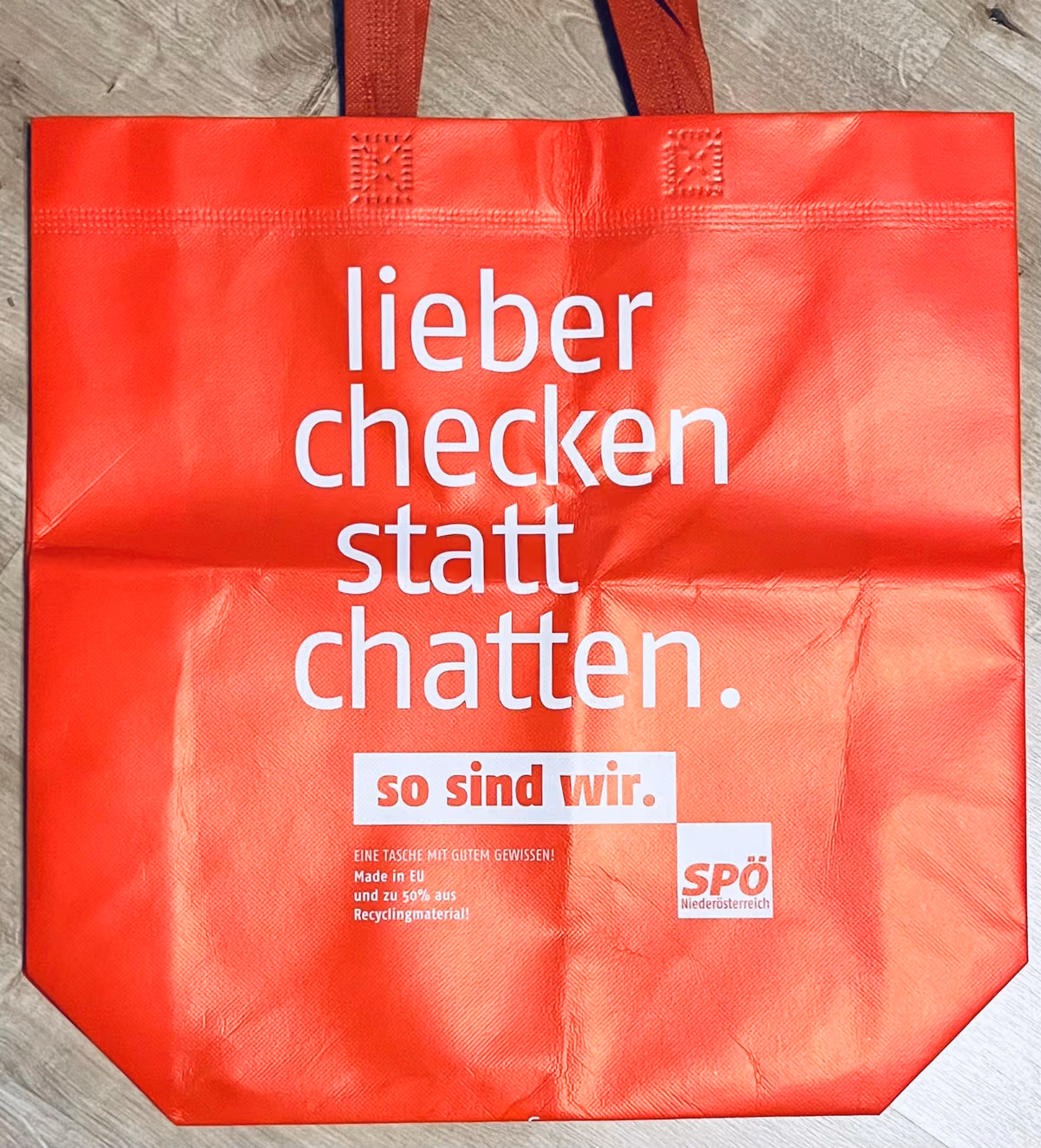SPÖ Niederösterreich - lieber checken statt chatten. so sind wir.