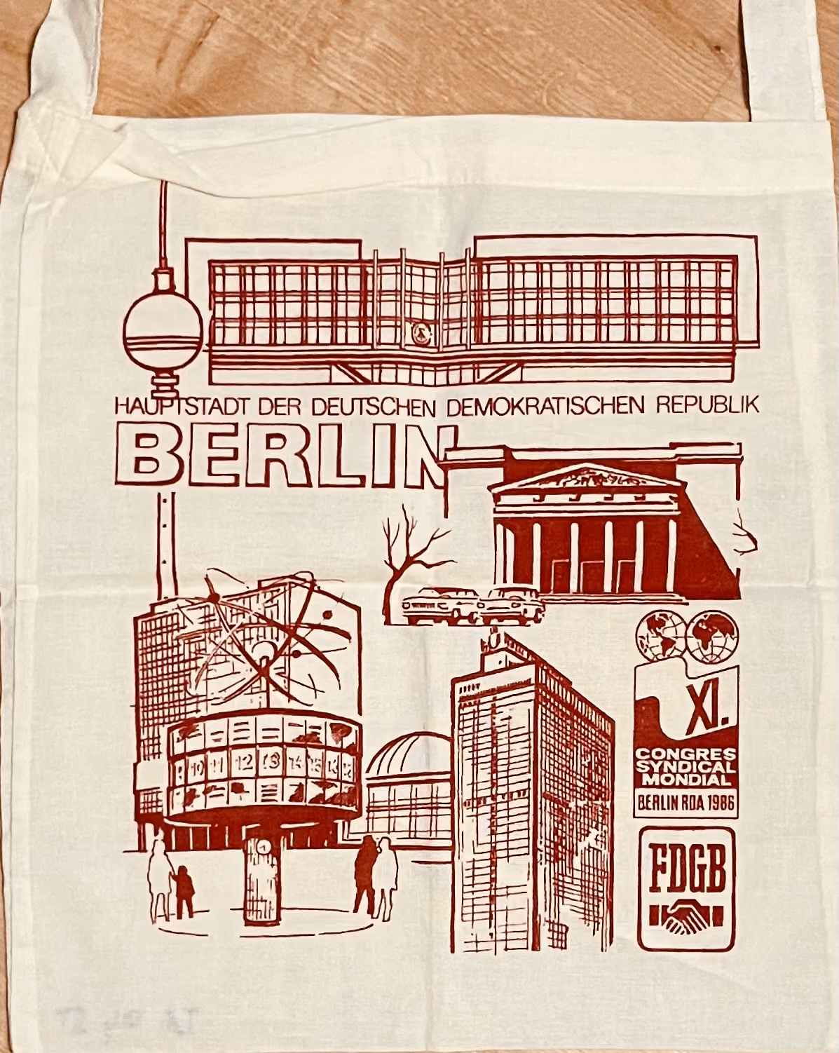 XI. Weltgewerkschaftskongress - Berlin DDR 1986 - FDGB