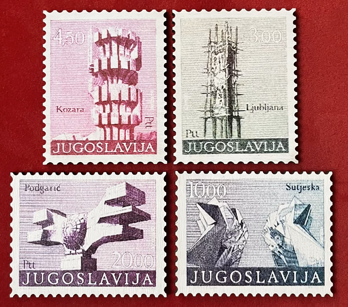 Museum Jugoslawien - Briefmarken-Gedenkstätten