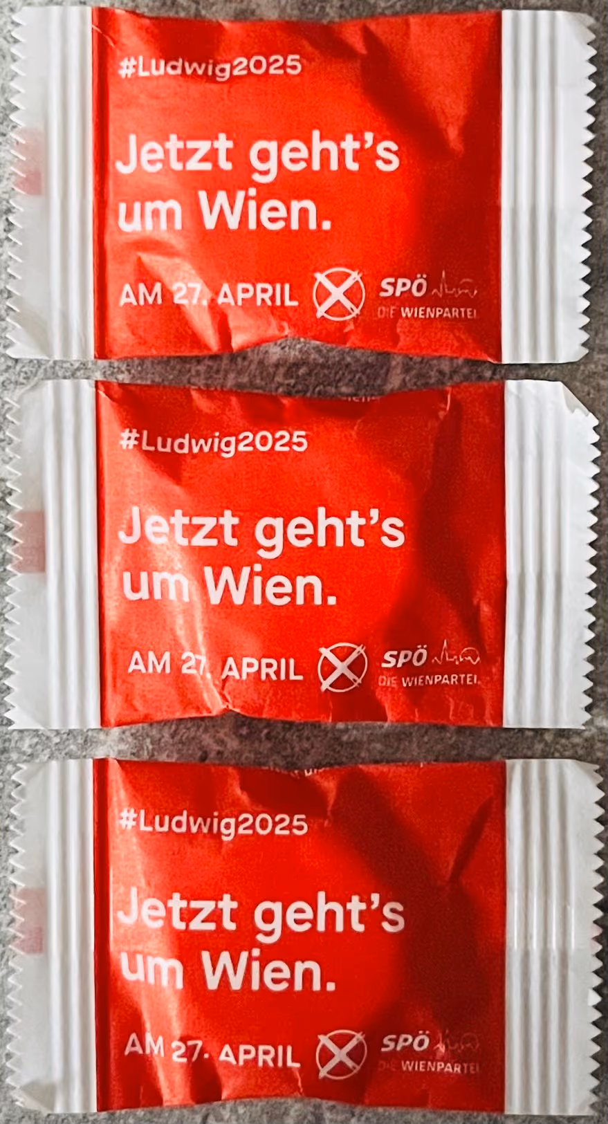 SPÖ-Wien - Jetzt geht´s um Wien. Am 27.April Ludwig 2025